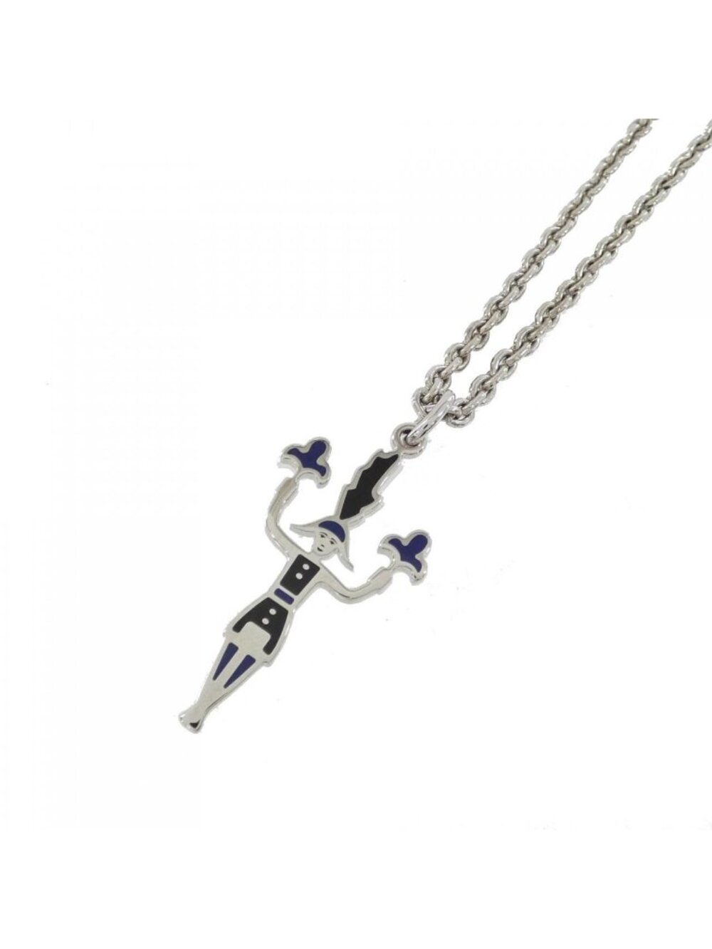 Hermes tifisa Necklace Silver
